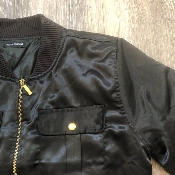 PLT Kourtney Kardashian Bomber Jacket | S - Picture 4 of 8